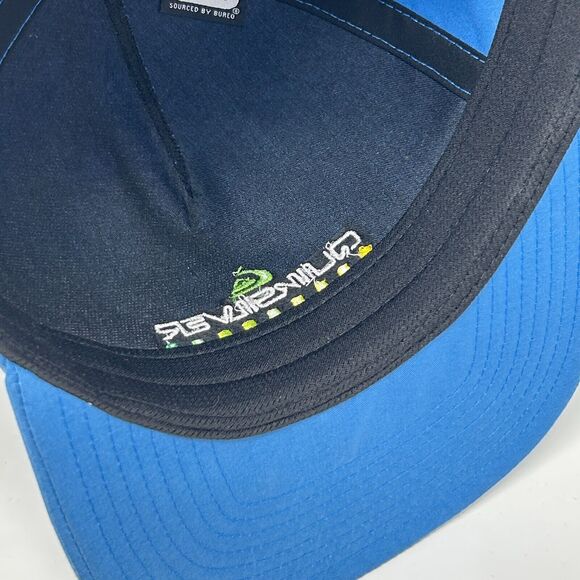 Quiksilver Hat Baseball Cap Surfer Surfing Surfboarding Snapback 5 Panel Blue - Picture 5 of 10